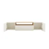 Stolik pod TV wiszący LOFT 160 cm biało naturalna*Invicta Interior Discount