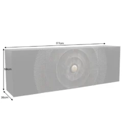 Stolik pod TV wiszący SWEET GOLDEN SUNSET 177 cm drewno mango*Invicta Interior