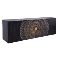 Stolik pod TV wiszący SWEET GOLDEN SUNSET 177 cm drewno mango*Invicta Interior