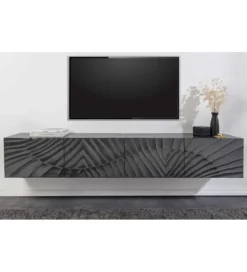Stolik pod TV wiszący ZEUS Scorpion 200 cm drewno mango*Invicta Interior Best