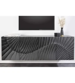 Stolik pod TV wiszący ZEUS Scorpion 177 cm drewno mango*Invicta Interior Online