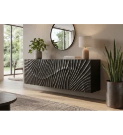 Stolik pod TV wiszący ZEUS Scorpion 177 cm drewno mango*Invicta Interior Online