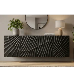 Stolik pod TV wiszący ZEUS Scorpion 177 cm drewno mango*Invicta Interior Online
