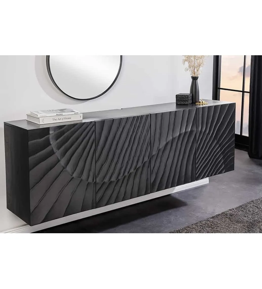 Stolik pod TV wiszący ZEUS Scorpion 177 cm drewno mango*Invicta Interior Online