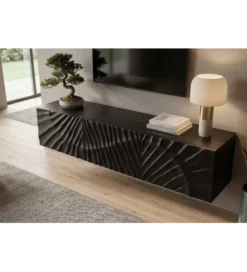 Stolik pod TV wiszący ZEUS Scorpion 160 cm drewno mango*Invicta Interior Best
