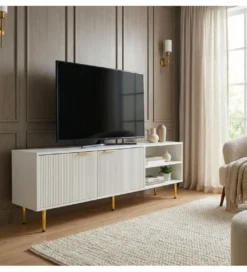 Stolik pod TV WOHNLING 150 cm biały*WOHNLING, GERMANY Best