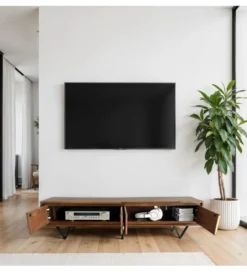 Stolik pod TV WOHNLING 160 cm drewno sheesham*WOHNLING, GERMANY Hot