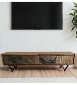 Stolik pod TV WOHNLING 160 cm drewno sheesham*WOHNLING, GERMANY Hot