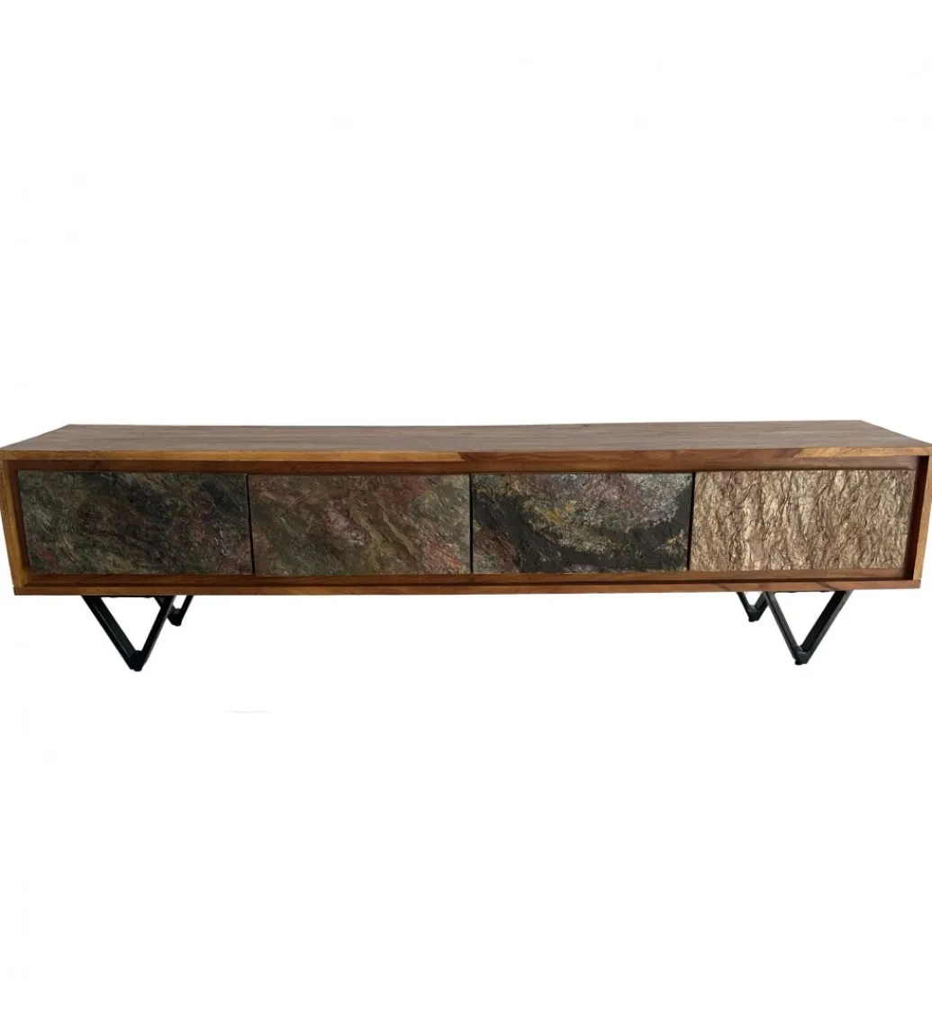 Stolik pod TV WOHNLING 160 cm drewno sheesham*WOHNLING, GERMANY Hot