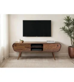 Stolik pod TV WOHNLING 160 cm drewno sheesham*WOHNLING, GERMANY Outlet