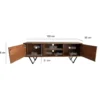 Stolik pod TV WOHNLING 150 cm drewno sheesham*WOHNLING, GERMANY Hot