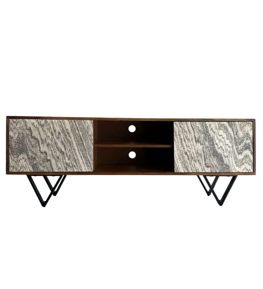 Stolik pod TV WOHNLING 150 cm drewno sheesham*WOHNLING, GERMANY Hot