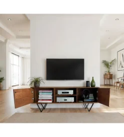 Stolik pod TV WOHNLING 150 cm drewno sheesham*WOHNLING, GERMANY Hot