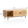 Stolik pod TV WOHNLING 120 cm w optyce dąb*WOHNLING, GERMANY