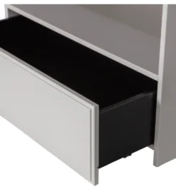 Stolik pod TV YISSA 70 cm półka otwarta szara*WOOOD Best