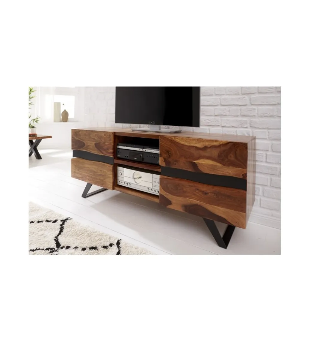 Stolik pod TV ZAMBEZI Amazonas 160 cm drewno Sheesham*Invicta Interior Hot