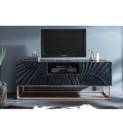 Stolik pod TV ZEUS Scorpion 160 cm drewno mango*Invicta Interior Sale