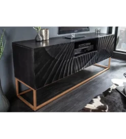 Stolik pod TV ZEUS Scorpion 160 cm drewno mango*Invicta Interior Sale