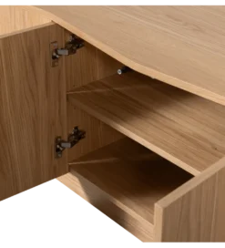 Stolik pod TV ZUMA 200 cm drewno dębu naturalna*WOOOD New