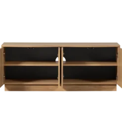 Stolik pod TV ZUMA 133 cm drewno dębu naturalna*WOOOD Clearance