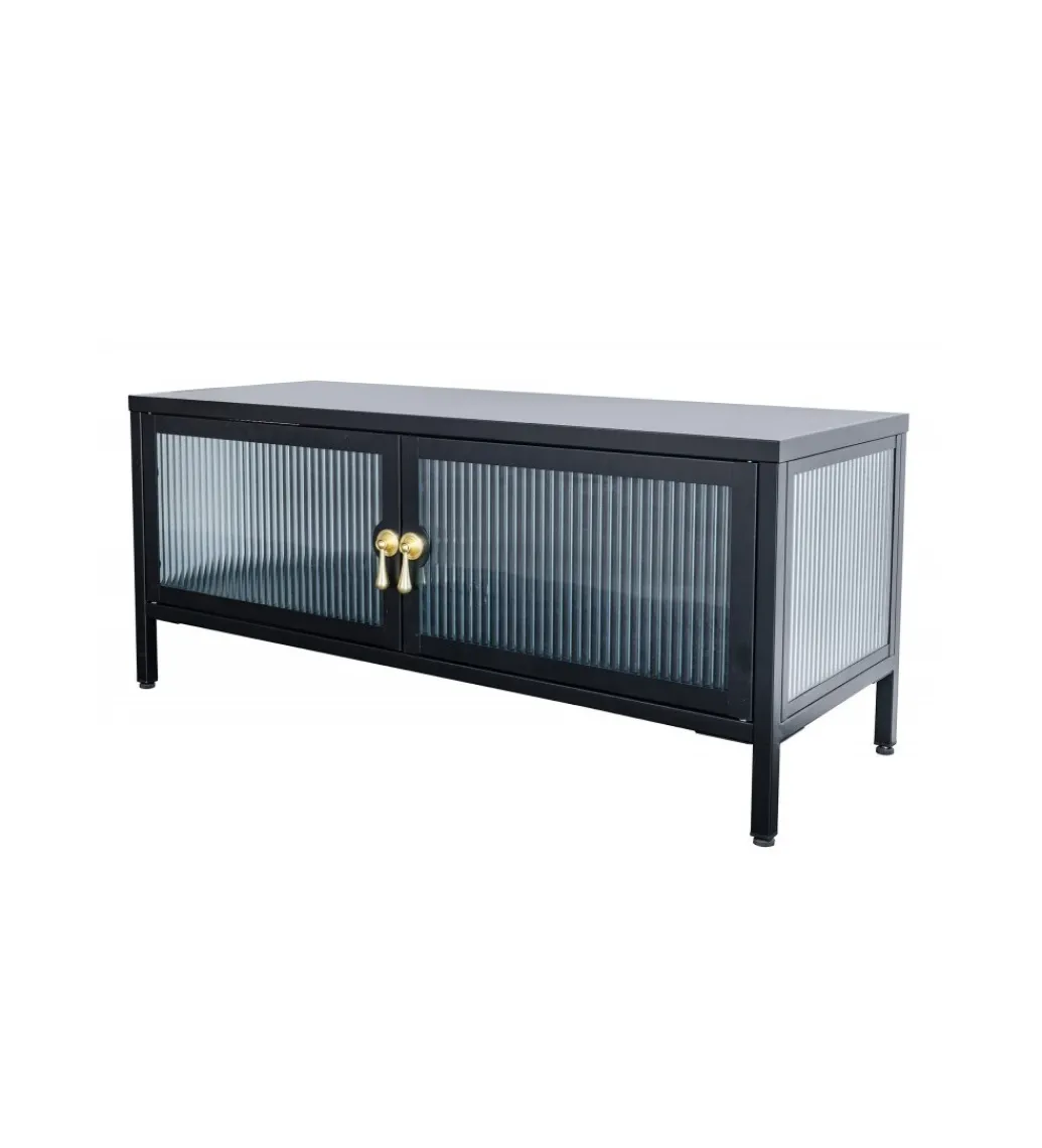 Stolik TV OLIMPIA II 90 cm czarny*Invicta Interior Sale