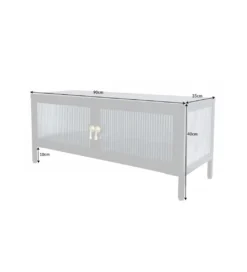 Stolik TV OLIMPIA II 90 cm czarny*Invicta Interior Sale
