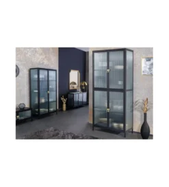 Stolik TV OLIMPIA II 90 cm czarny*Invicta Interior Sale