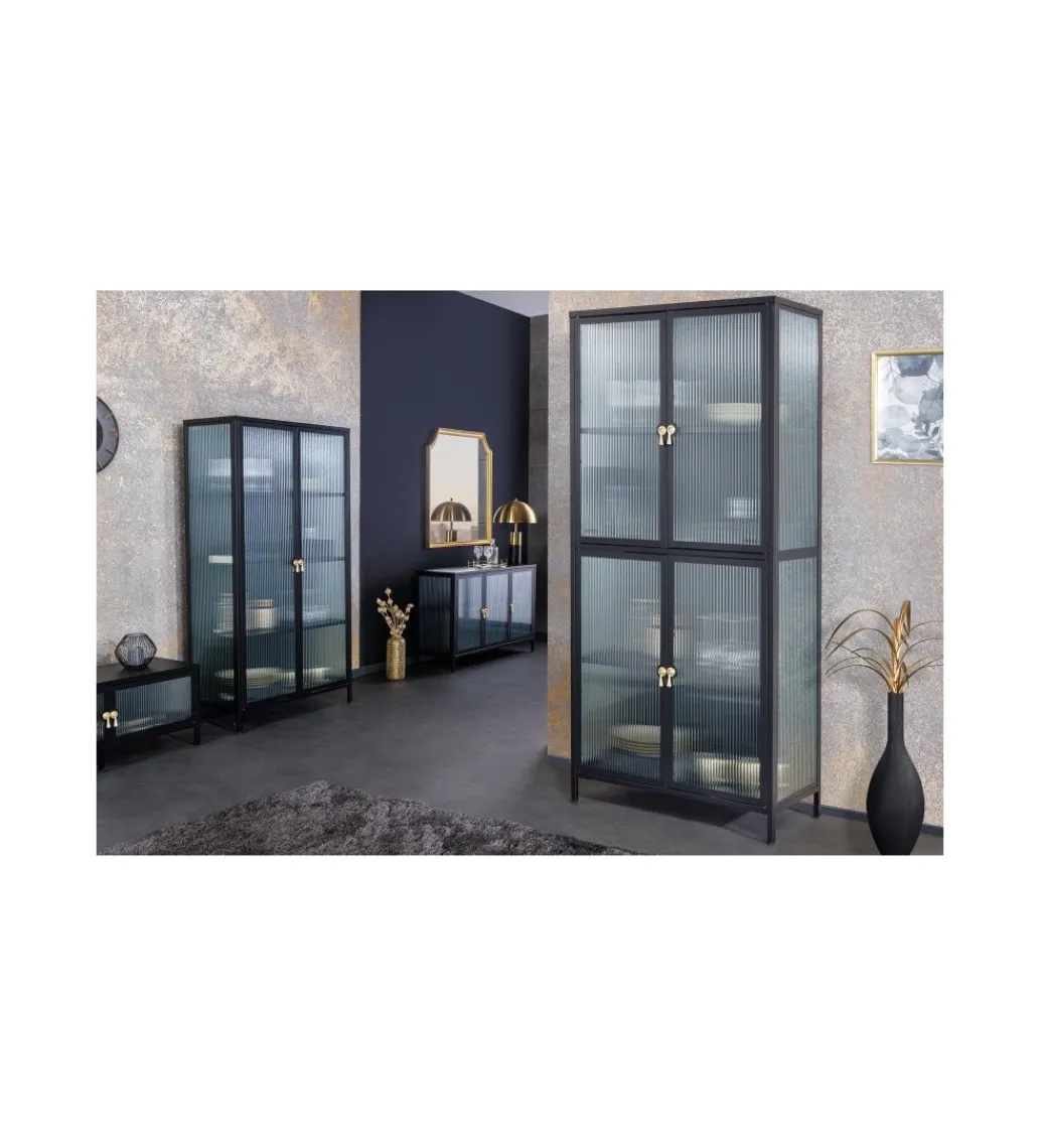 Stolik TV OLIMPIA II 90 cm czarny*Invicta Interior Sale