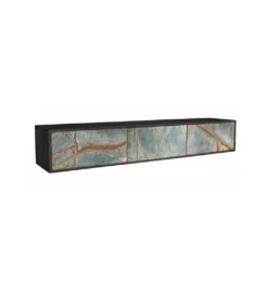 Stolik wiszący pod TV MONTANAS 160 cm drewno akacja*Invicta Interior Hot