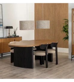 Stół ORLEANS 220 cm naturalny, czarny*Zona-Design Hot