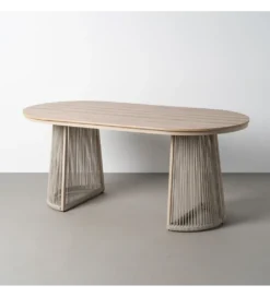 Stół OROTENA 180 cm naturalny biały*Zona-Design Best