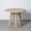 Stół OROTENA 100 cm naturalny biały*Zona-Design Outlet