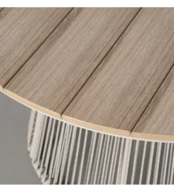 Stół OROTENA 100 cm naturalny biały*Zona-Design Outlet