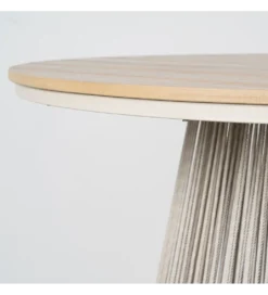 Stół OROTENA 100 cm naturalny biały*Zona-Design Outlet