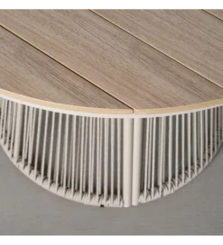 Stół OROTENA 100 cm naturalny biały*Zona-Design Outlet