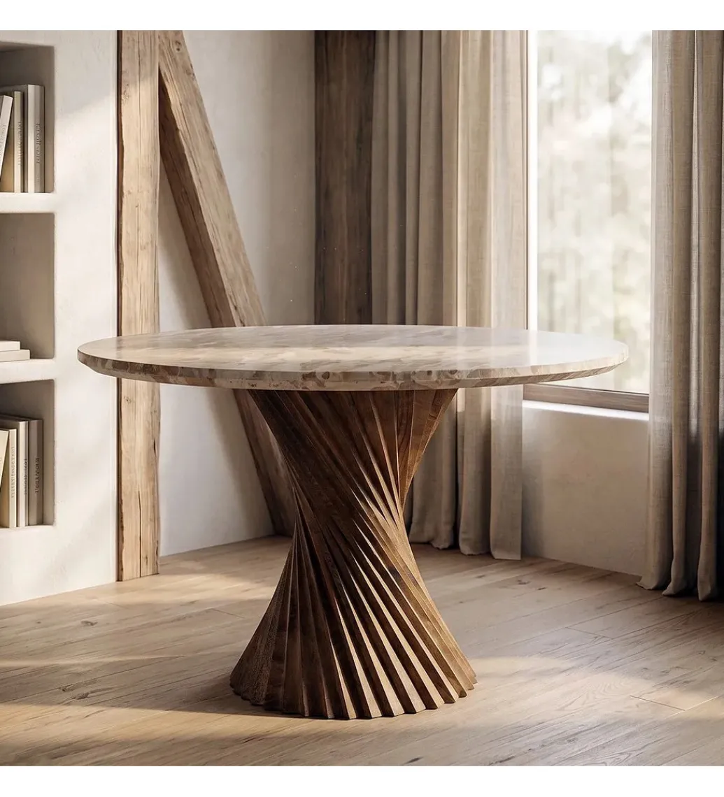 Stół OSEDIEL 120 cm drewno mango*Zona-Design Sale