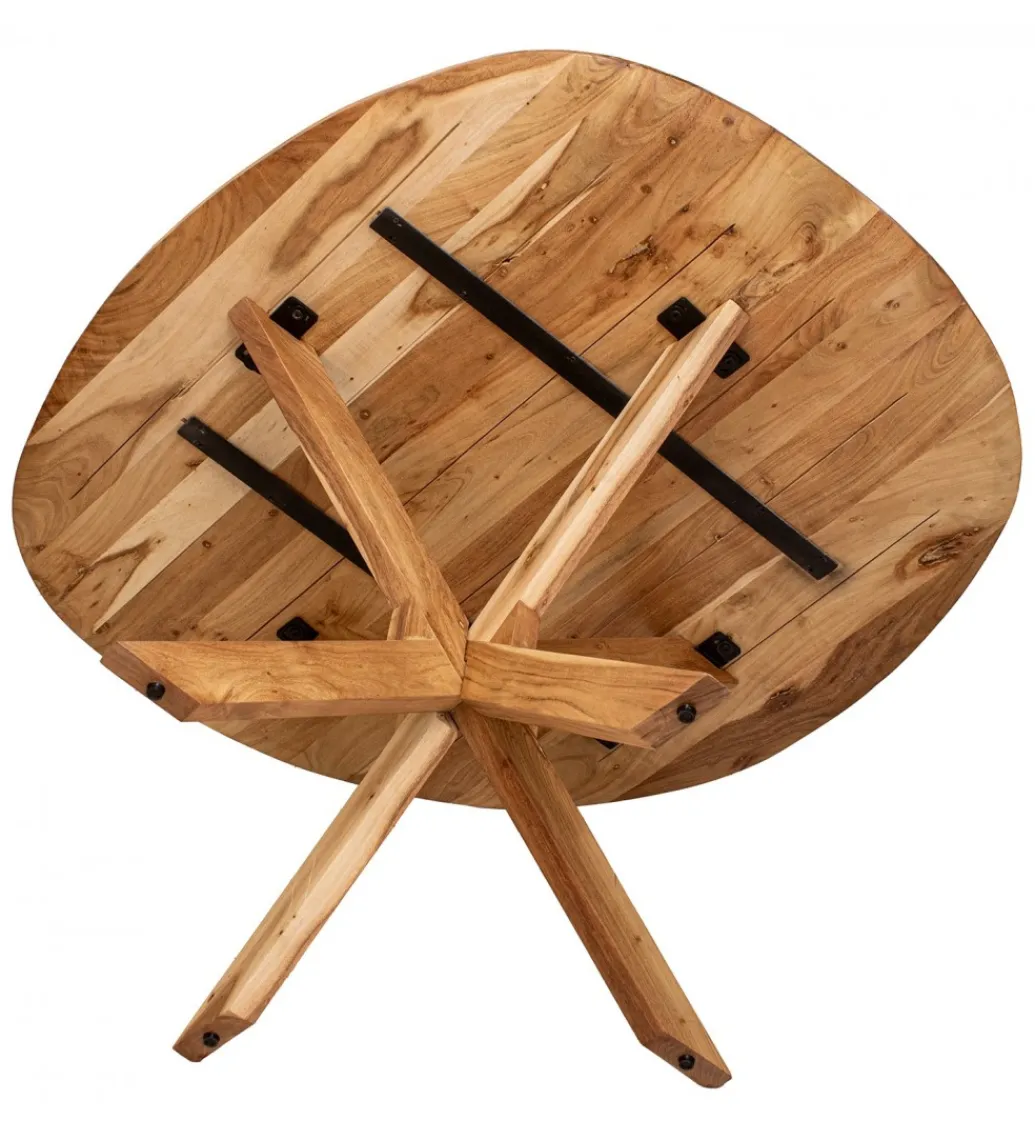 Stół OVALU 140 cm drewno mango*Exclusivas Sale
