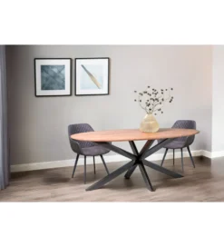Stół owalny ACASIA 240 cm drewno akacja*LF-Design