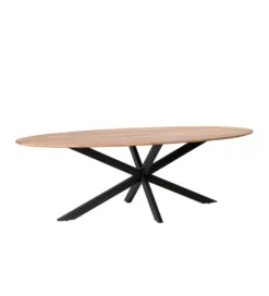 Stół owalny ACASIA 240 cm drewno akacja*LF-Design