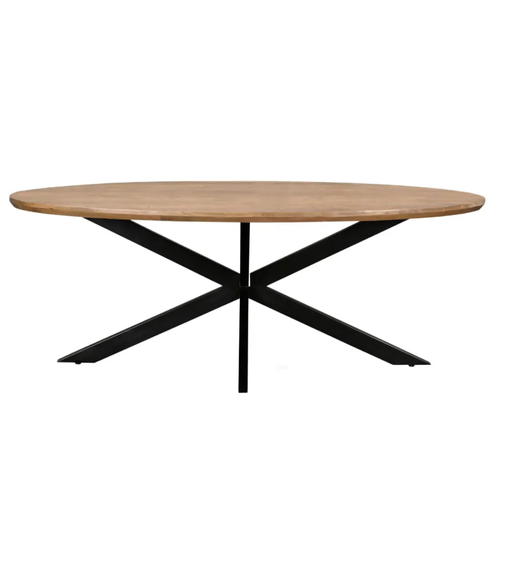 Stół owalny JESPER 210 cm drewno mango*LF-Design Clearance