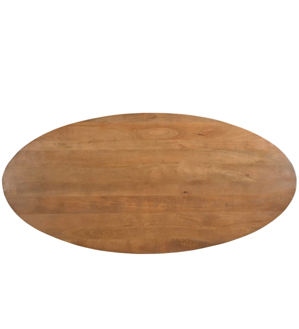Stół owalny ROCKY 240 cm drewno mango*LF-Design New