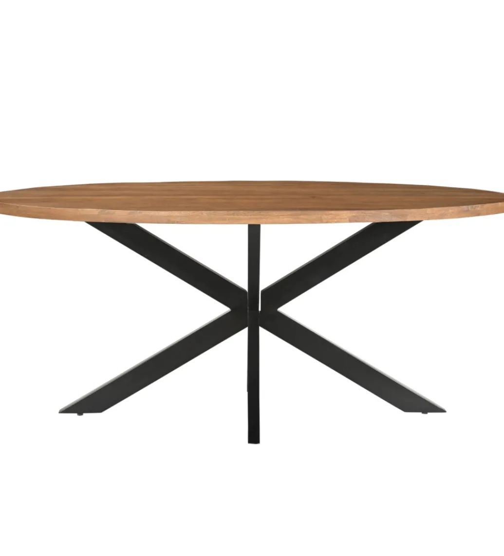Stół owalny ROCKY 240 cm drewno mango*LF-Design New