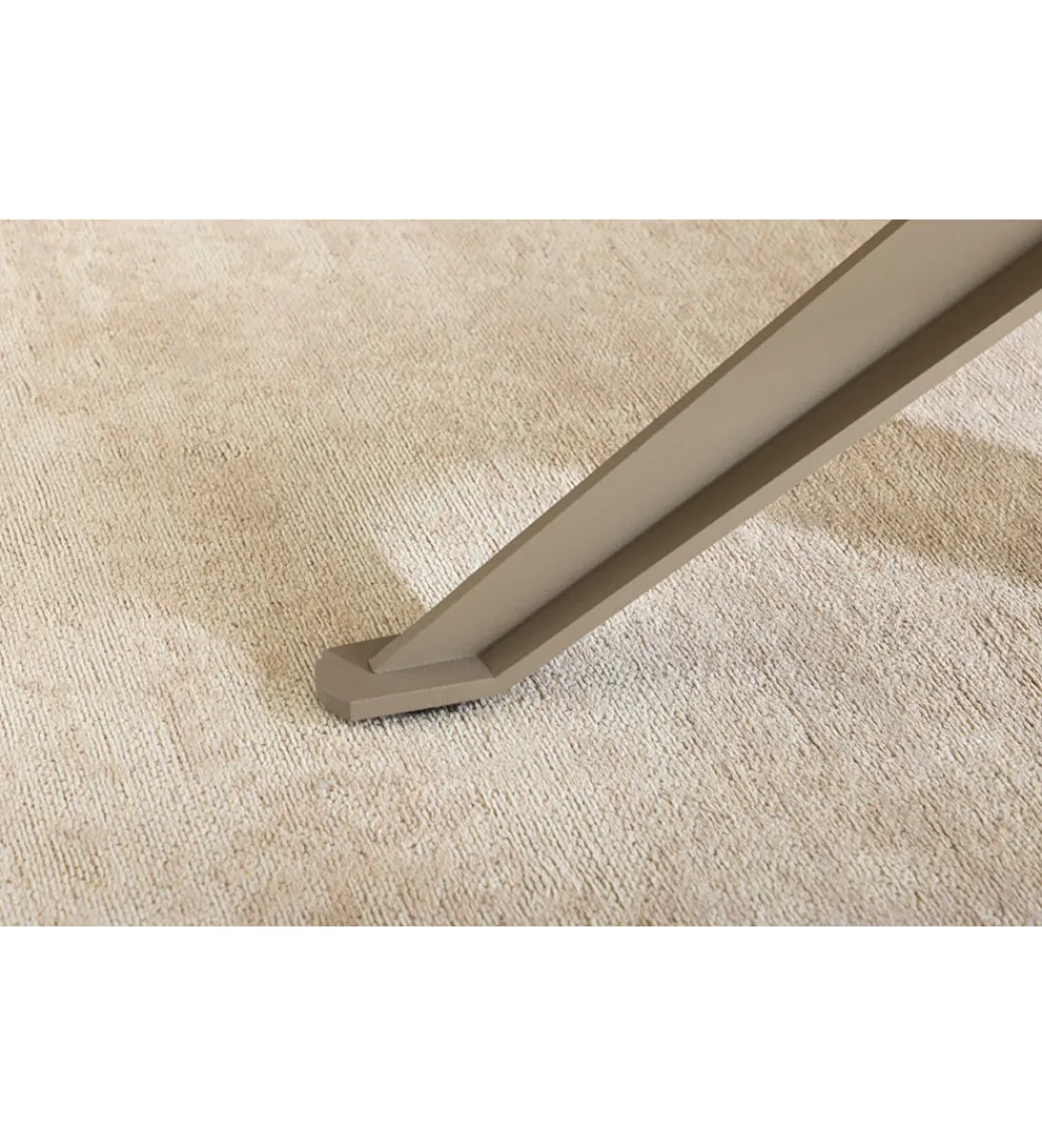 Stół owalny TRAVERTIN 220 cm ceramika w optyce trawertynu*Invicta Interior Outlet