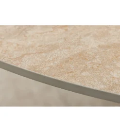 Stół owalny TRAVERTIN 220 cm ceramika w optyce trawertynu*Invicta Interior Outlet