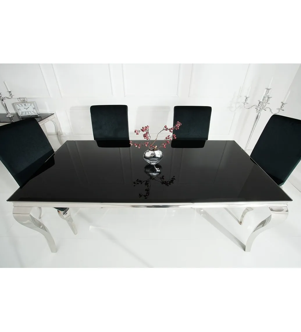 Stół OXANA Modern Barock 200 cm czarny*Invicta Interior