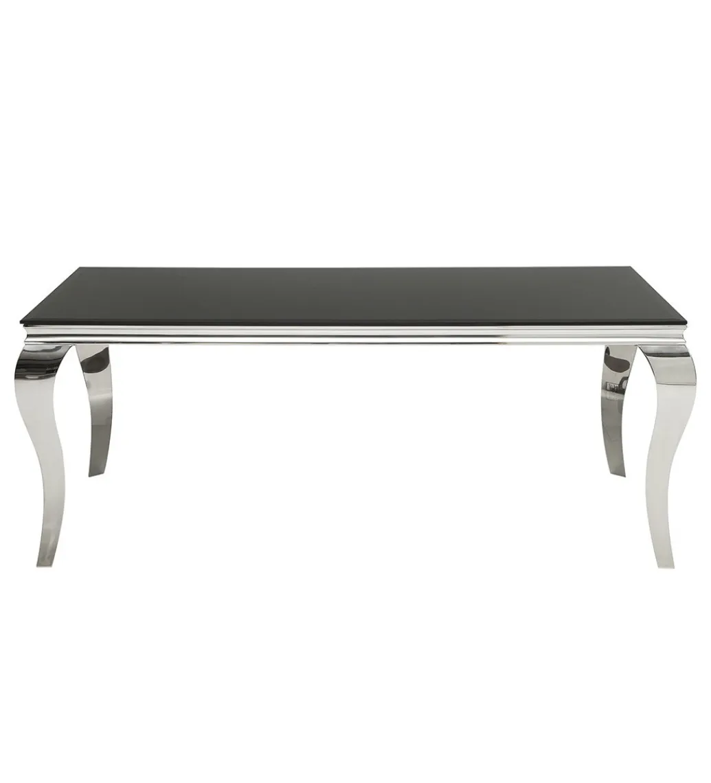 Stół OXANA Modern Barock 200 cm czarny*Invicta Interior