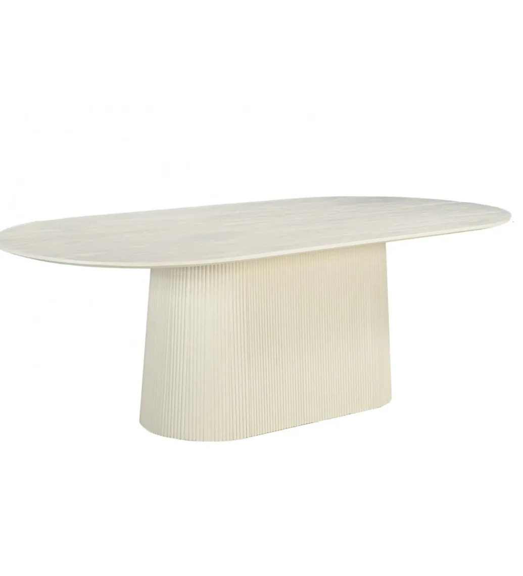 Stół PATO 230 cm drewno mango biała*LF-Design Discount