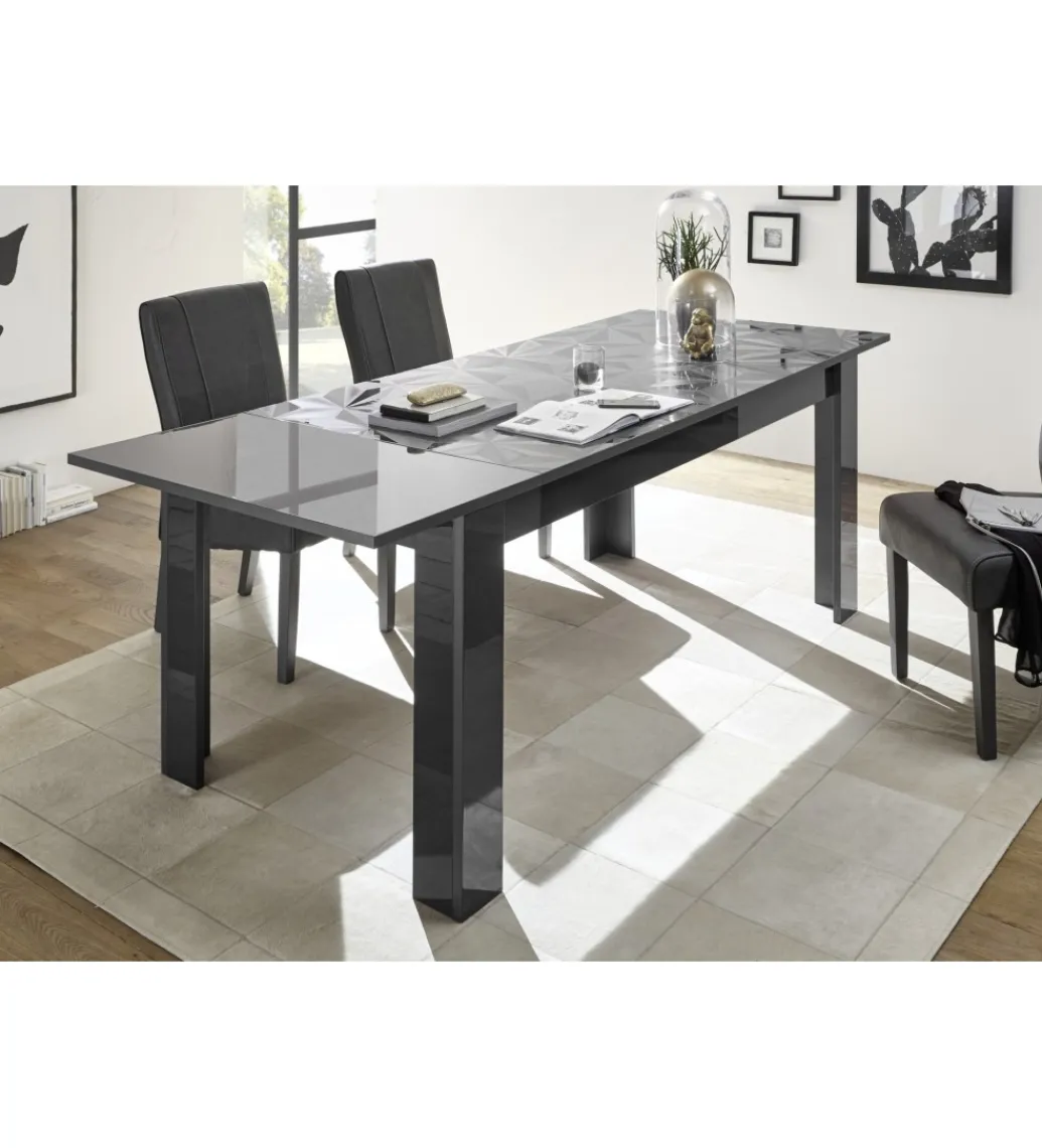 Stół PRISMA 137 Cm - 185 Cm antracytowy*MCA Linia Włoska Discount