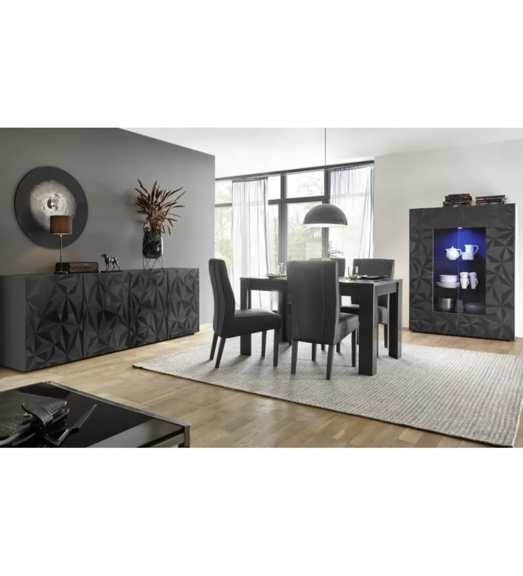 Stół PRISMA 137 Cm - 185 Cm antracytowy*MCA Linia Włoska Discount