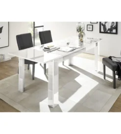 Stół PRISMA 137 Cm - 185 Cm Biały*MCA Linia Włoska Sale